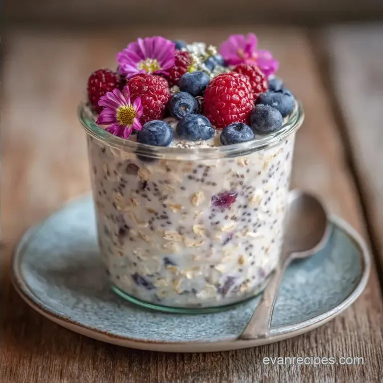 Healthy Oat Milk Overnight Oats: Creamy and Dairy-Free