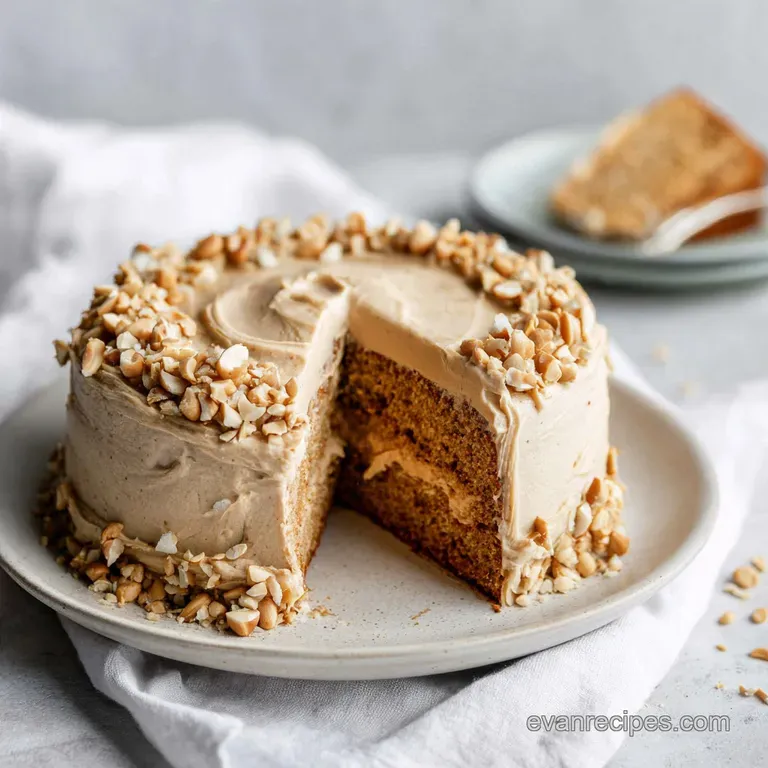 Homemade Peanut Butter Cake: Moist and Tender