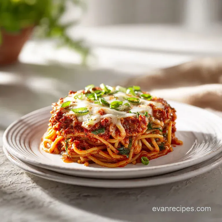 Million Dollar Spaghetti: Creamy and Baked