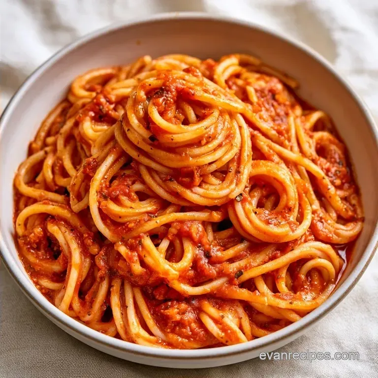 Pasta with Tomato Sauce: Rich and Creamy