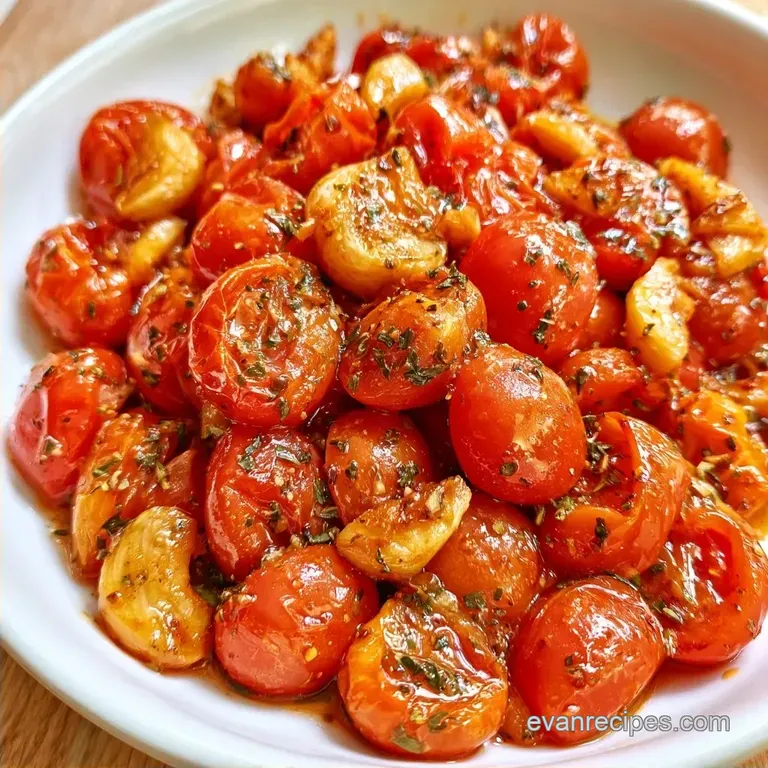 Oven Roasted Tomatoes with Garlic