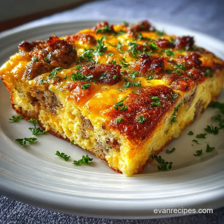 Sausage and Egg Breakfast Casserole