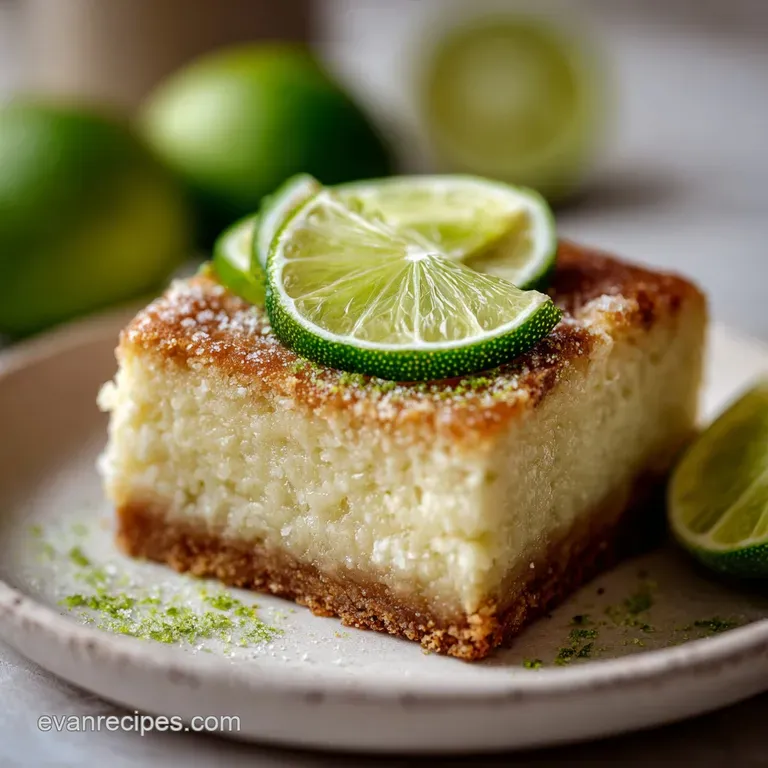 Silky Key Lime Pie Bars